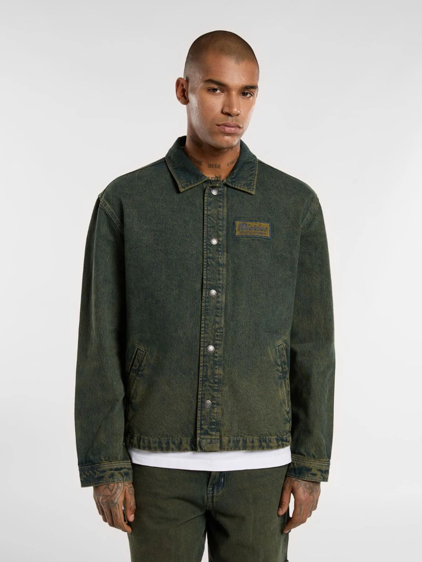 Куртки и дубленки Dickies Lewistown Denim модель DK0A4Z76K571 Куртки и дубленки Dickies Lewistown Denim модель DK0A4Z76K571 Фото