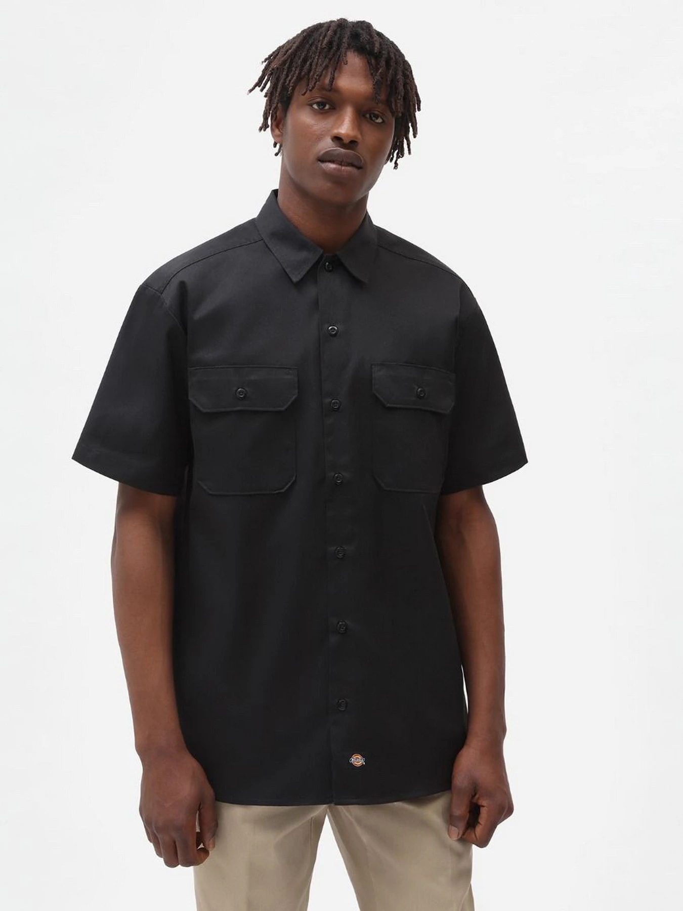 Рубашки Dickies Work Shirt Rec модель DK0A4XK7BLK1 Фото