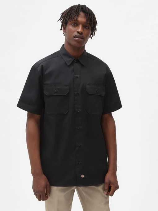 Сорочки Dickies Work Shirt Rec модель DK0A4XK7BLK1 Фото