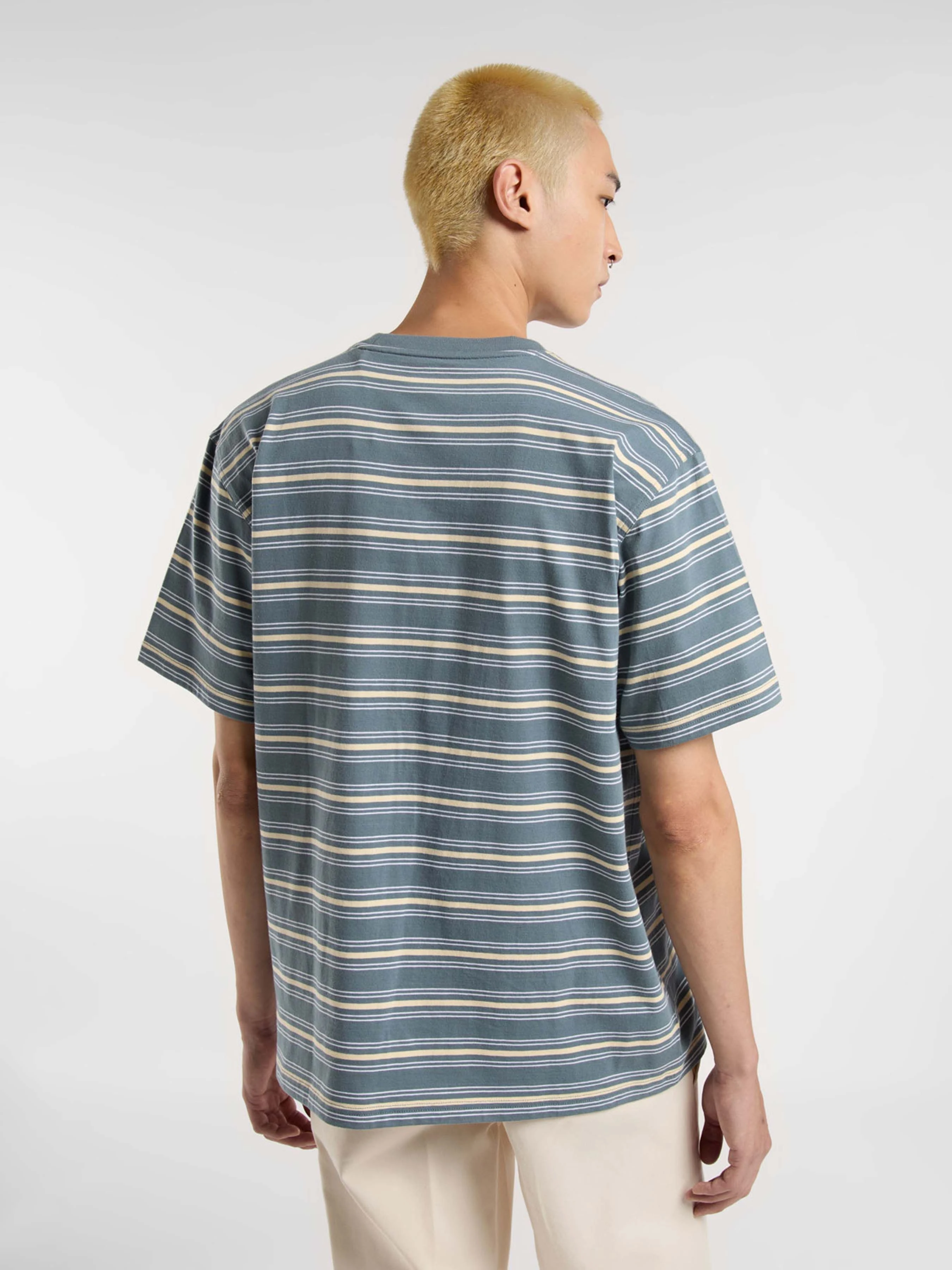 Бавовняна Чоловіча Футболка Dickies Lewistown Stripe фото 2