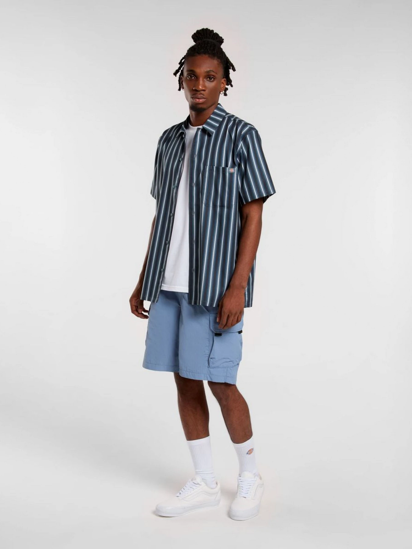 Рубашки Dickies Multi Stripe модель DK0A87G3G701 Рубашки Dickies Multi Stripe модель DK0A87G3G701 Фото