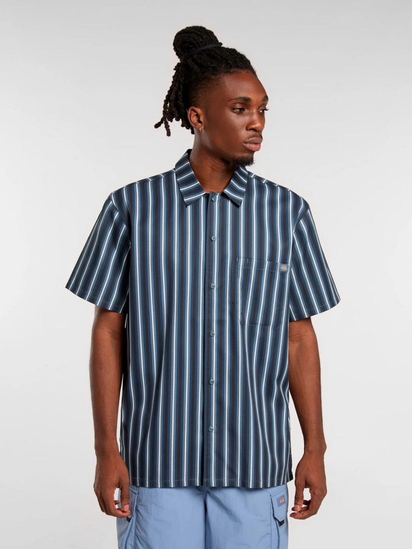 Рубашки Dickies Multi Stripe модель DK0A87G3G701 Рубашки Dickies Multi Stripe модель DK0A87G3G701 Фото