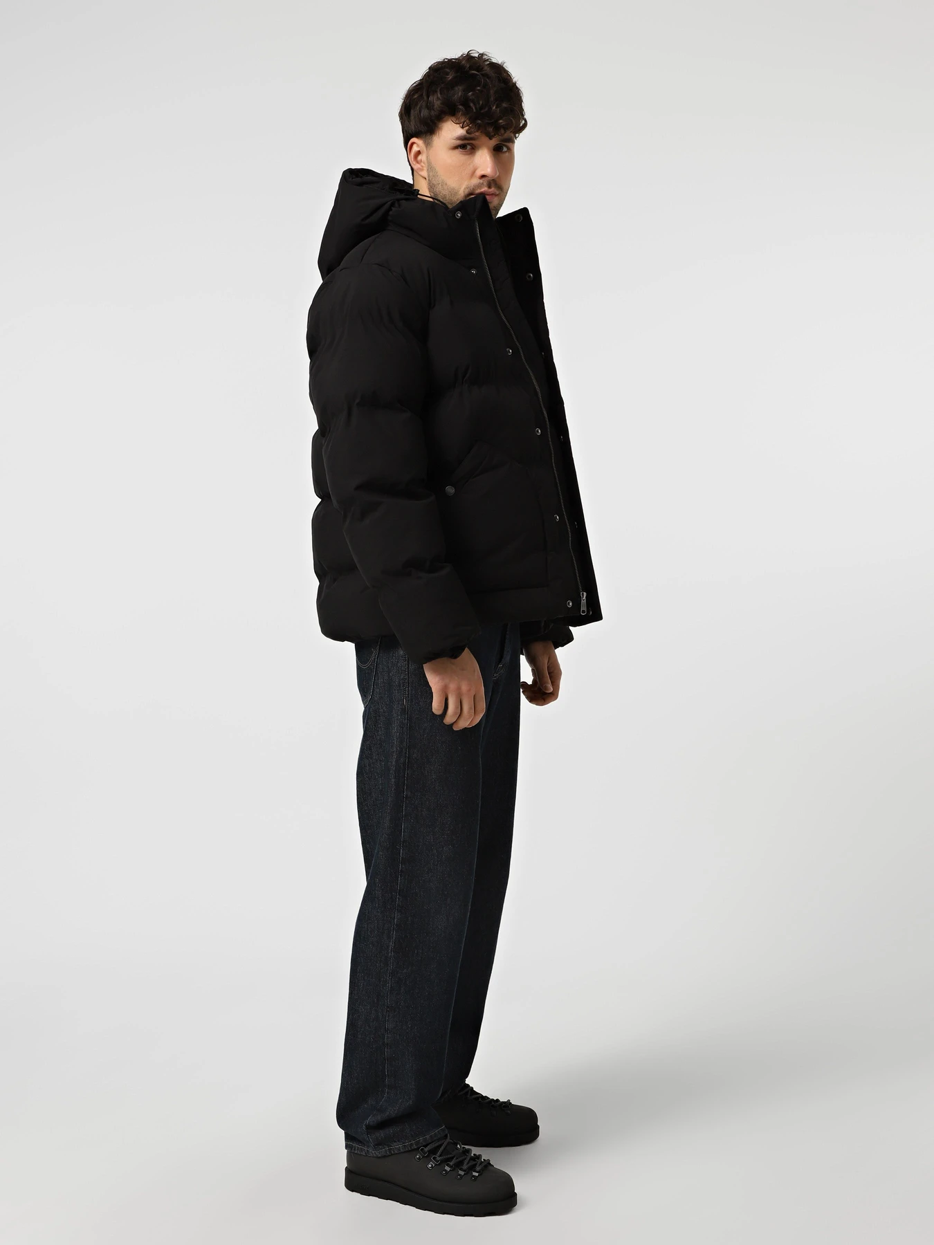 Куртки и дубленки Dickies EAGLEVILLE HOODED PUFFER модель DK0A87OHBLK1 Куртки и дубленки Dickies EAGLEVILLE HOODED PUFFER модель DK0A87OHBLK1 Фото