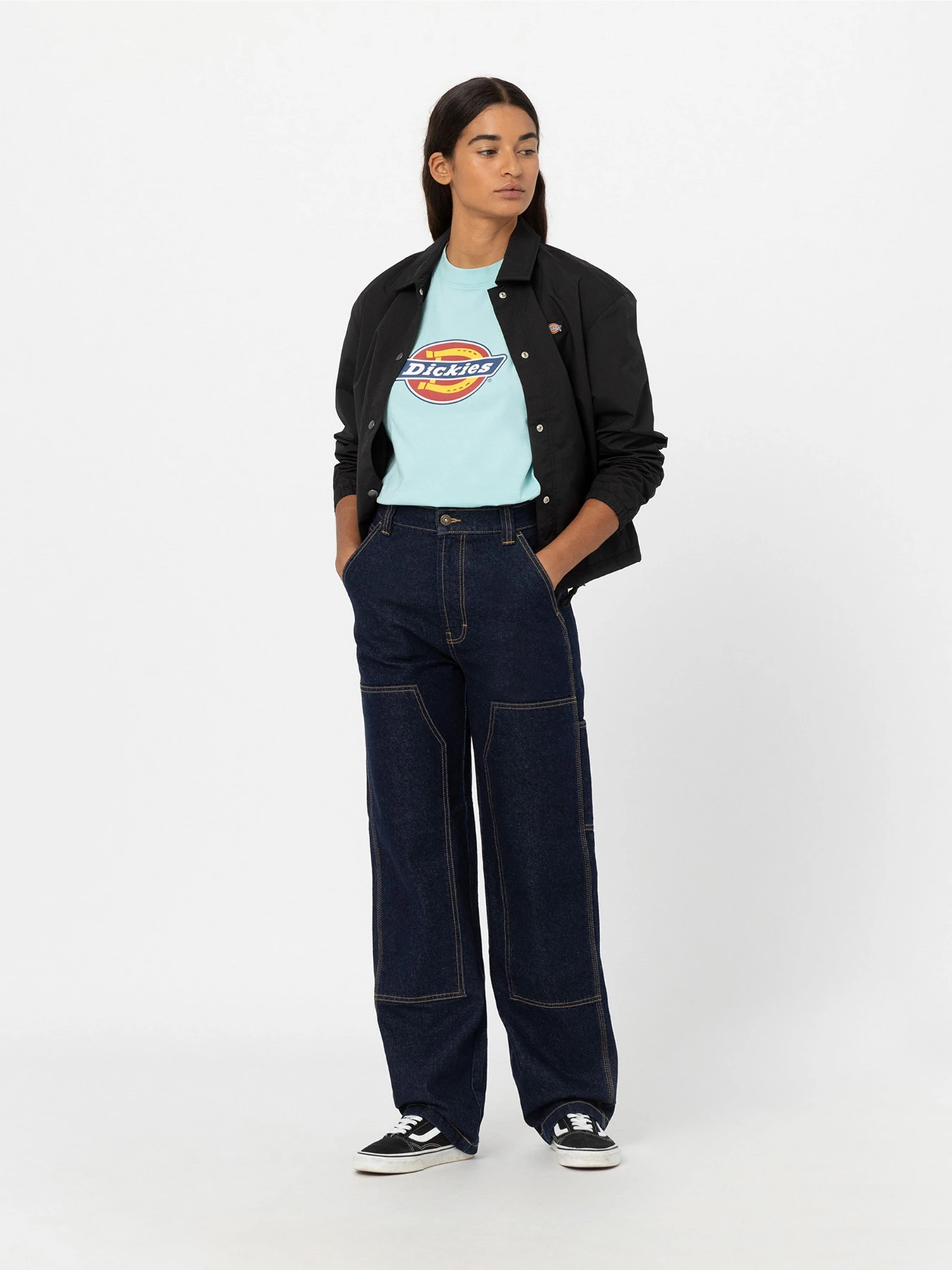 Джинси Dickies Madison Double Knee Denim Loose модель DK0A4YGLRIN1 Джинси Dickies Madison Double Knee Denim Loose модель DK0A4YGLRIN1 Фото