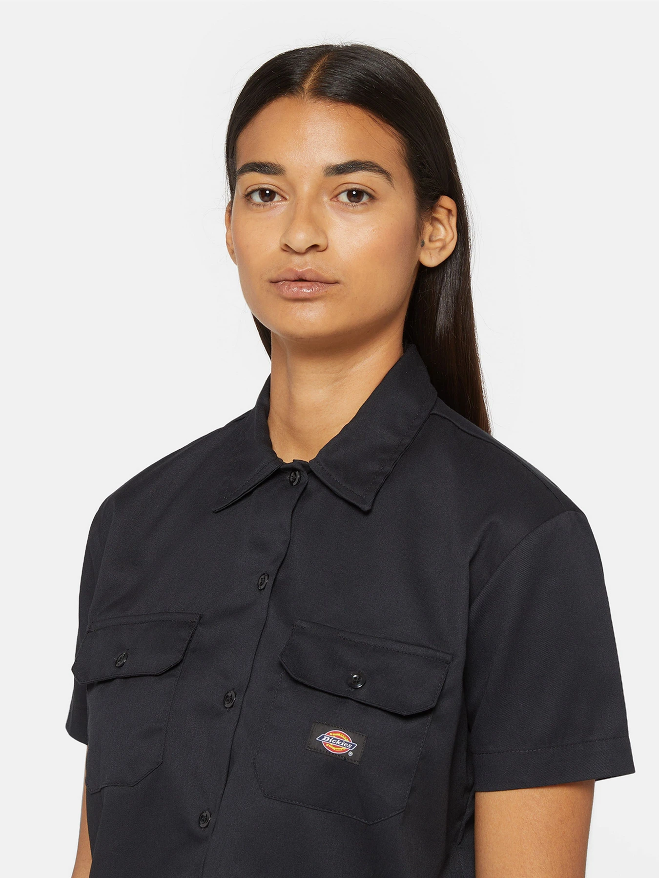 Рубашки Dickies Ork Cropped Ss модель DK0A4YSXBLK1 Рубашки Dickies Ork Cropped Ss модель DK0A4YSXBLK1 Фото