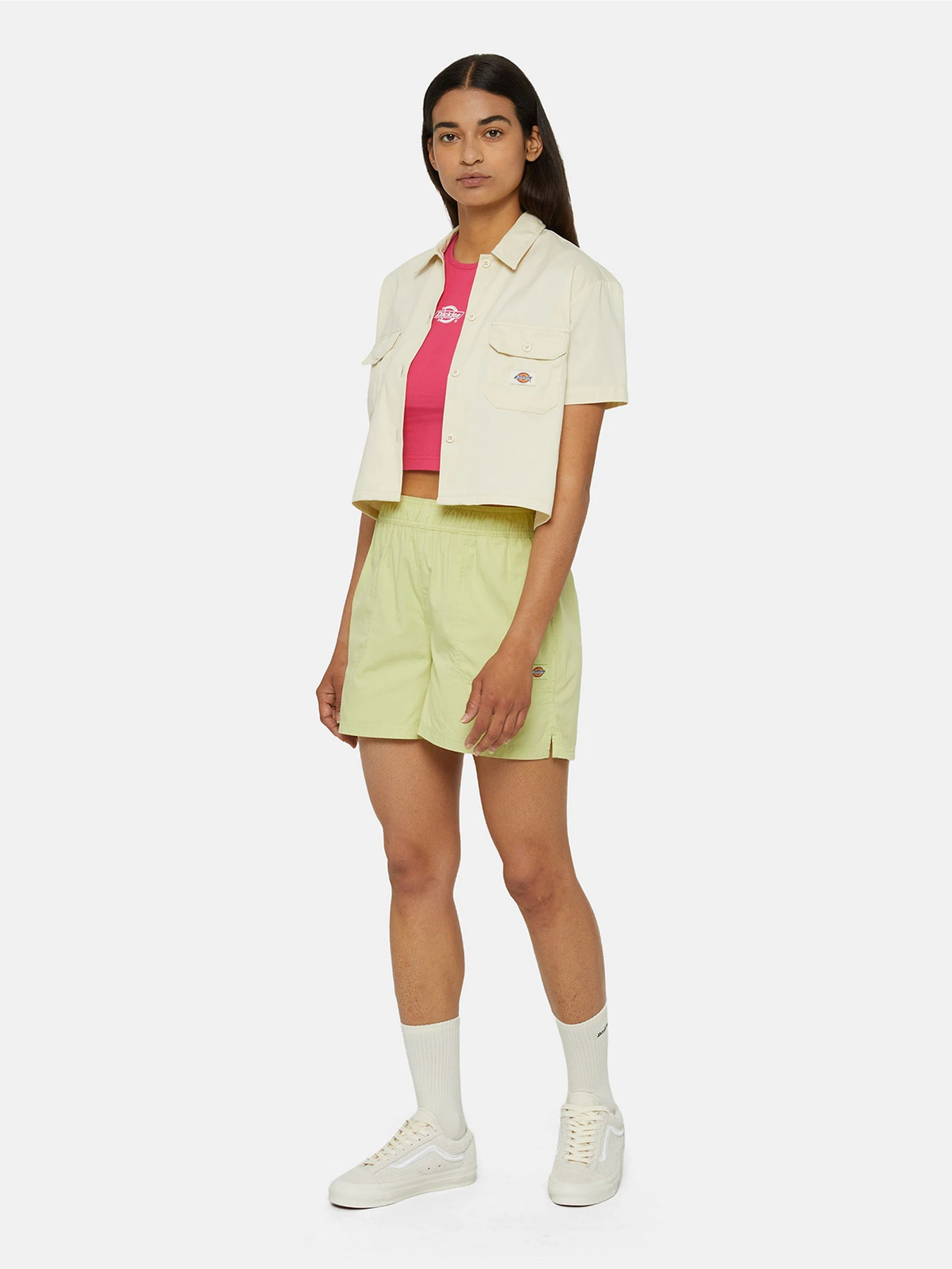 Рубашки Dickies Ork Cropped Ss модель DK0A4YSXF901 Рубашки Dickies Ork Cropped Ss модель DK0A4YSXF901 Фото