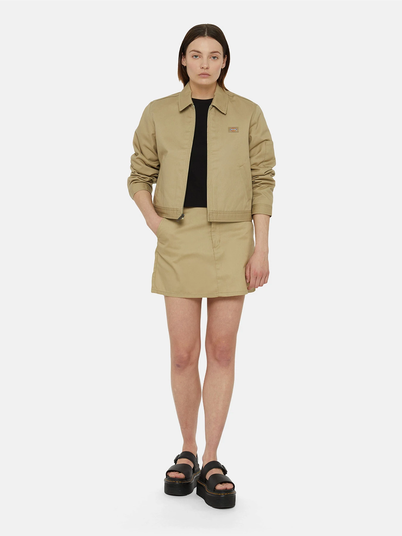 Куртки та дублянки Dickies Lined Eisenhoer Crop Rec модель DK0A4Z23KHK1 Фото