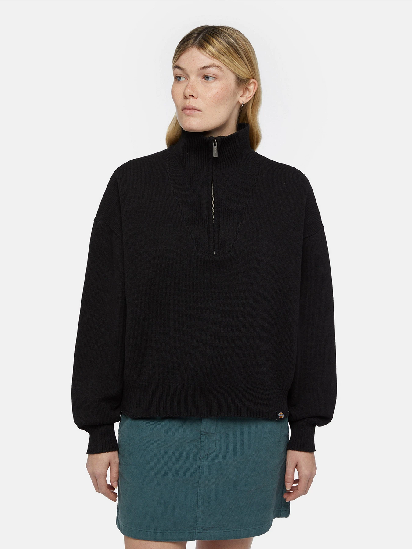 Светри та кардигани Dickies East Helena Gerippter Mit 1/4 модель DK0A864PBLK1 Светри та кардигани Dickies East Helena Gerippter Mit 1/4 модель DK0A864PBLK1 Фото