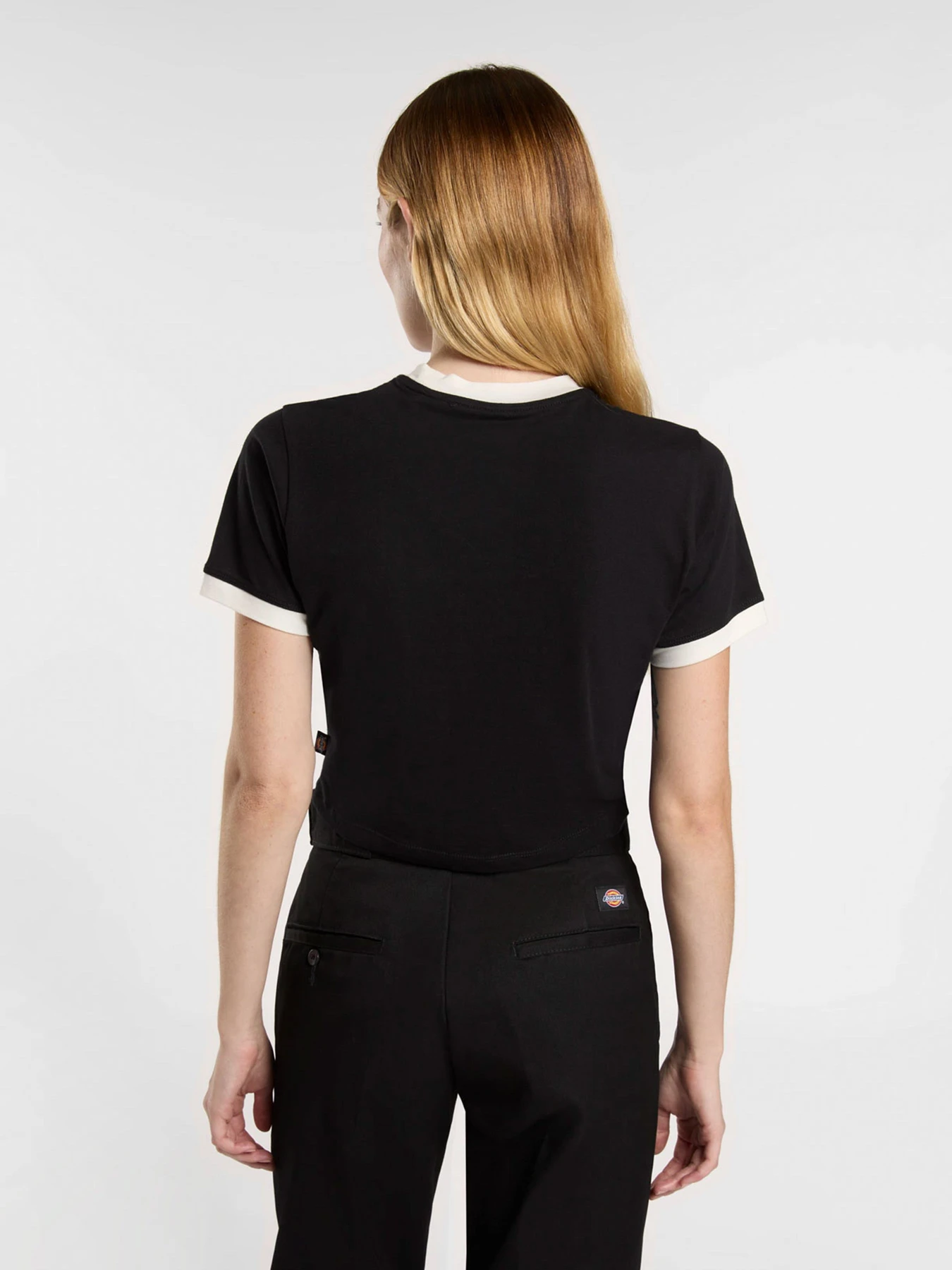 Футболки и поло Dickies Lewistown Ringer модель DK0A4Z8IBLK1 Фото