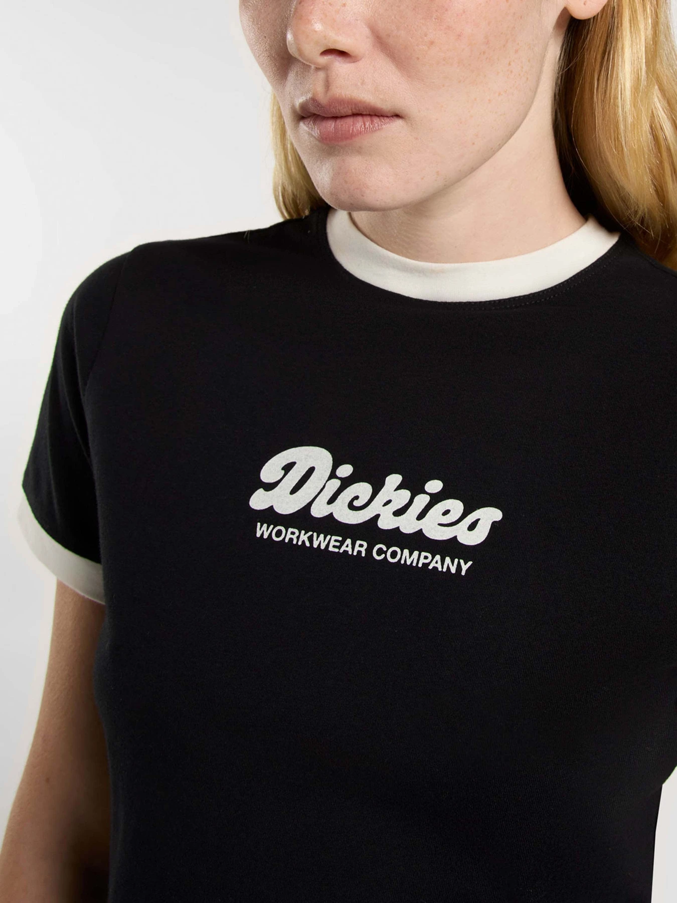 Футболки и поло Dickies Lewistown Ringer модель DK0A4Z8IBLK1 Фото