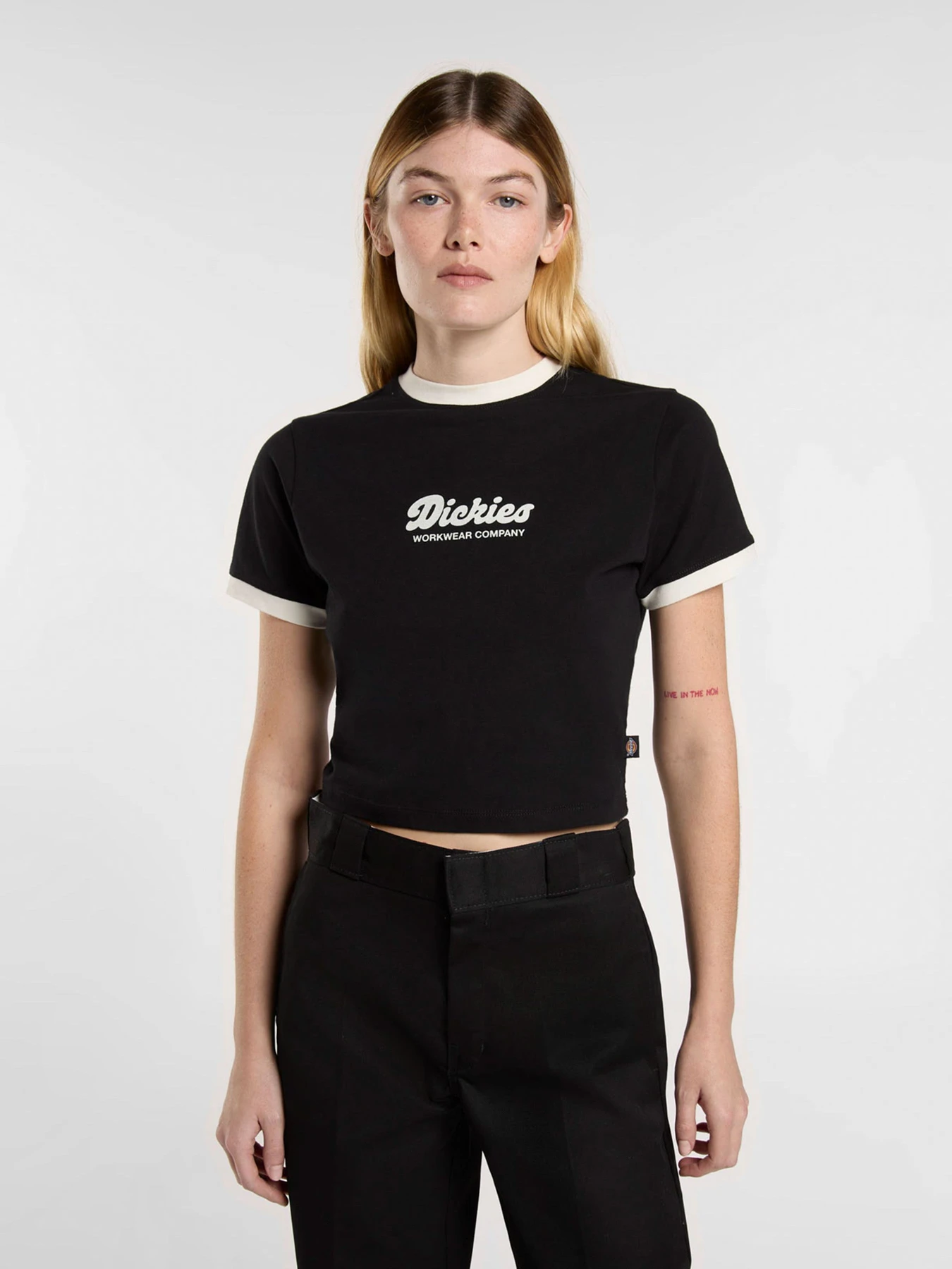 Футболки и поло Dickies Lewistown Ringer модель DK0A4Z8IBLK1 Фото