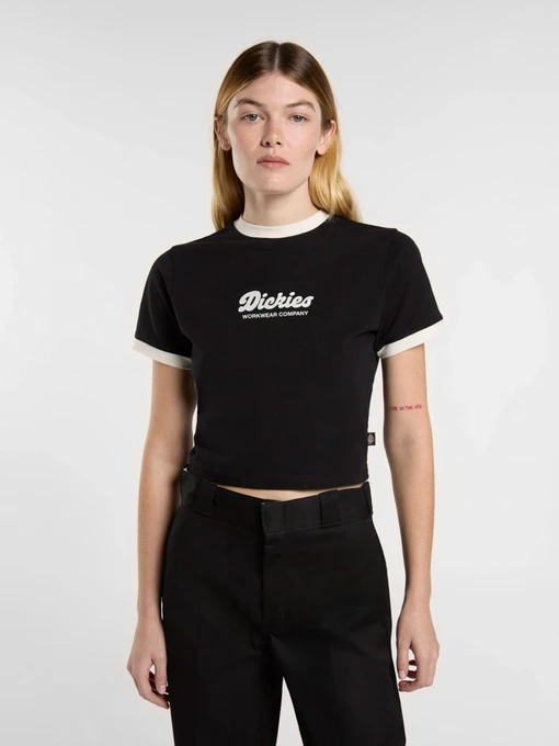 Футболки і поло Dickies Lewistown Ringer модель DK0A4Z8IBLK1 Фото