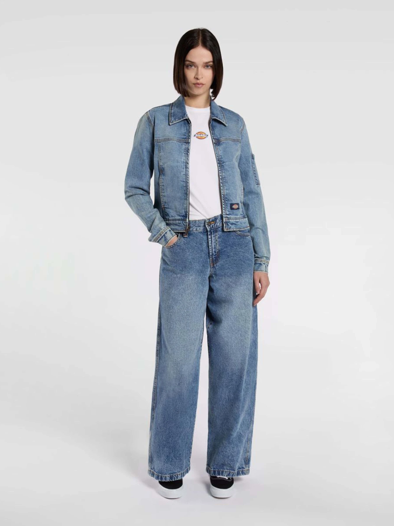 Куртки и дубленки Dickies Denim Slim модель DK0A4ZANK211 Фото