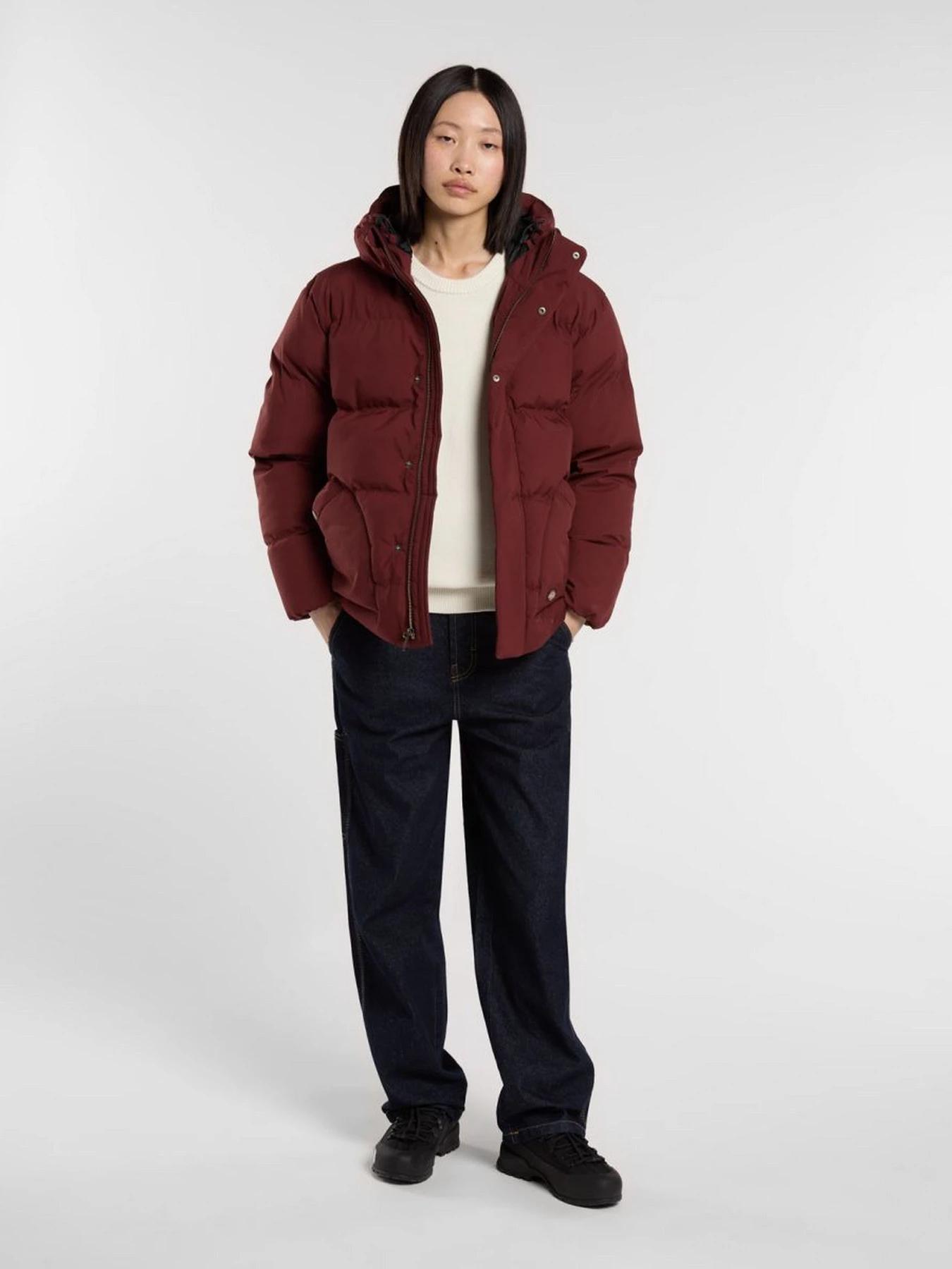Куртки и дубленки Dickies EAGLEVILLE HOODED PUFFER модель DK0A87OLL161 Куртки и дубленки Dickies EAGLEVILLE HOODED PUFFER модель DK0A87OLL161 Фото