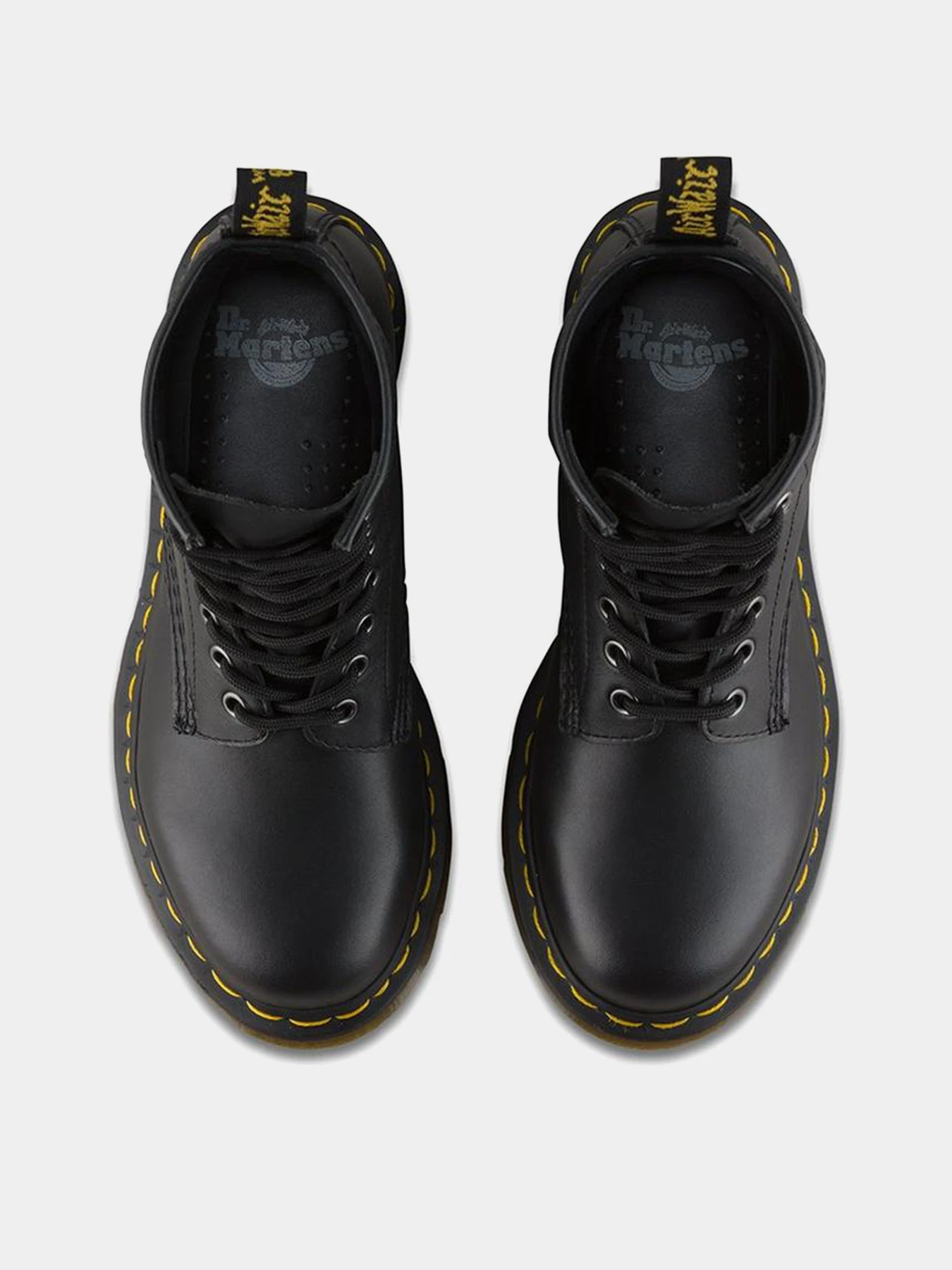 Черевики та чоботи DR. MARTENS модель 11822002 1460 Black Nappa Фото