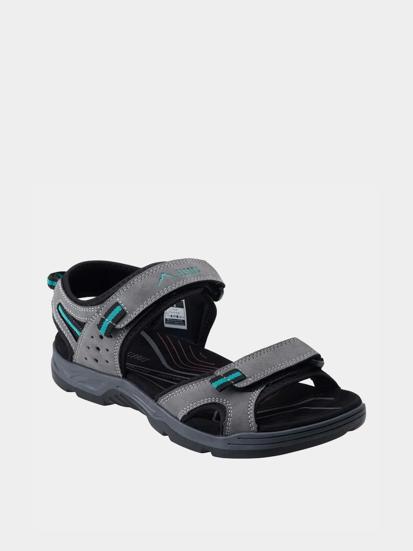 Сандалії Elbrus Ecoler модель ECOLER-GREY/TURQUOISE Сандалії Elbrus Ecoler модель ECOLER-GREY/TURQUOISE Фото