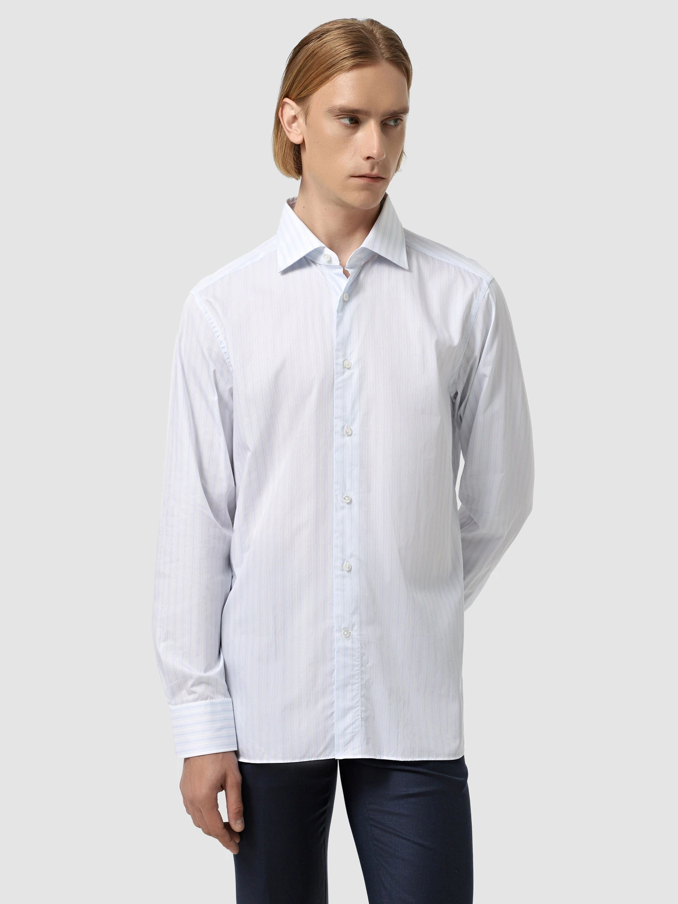 Рубашки ERMENEGILDO ZEGNA модель 3012109MS0BRG Фото