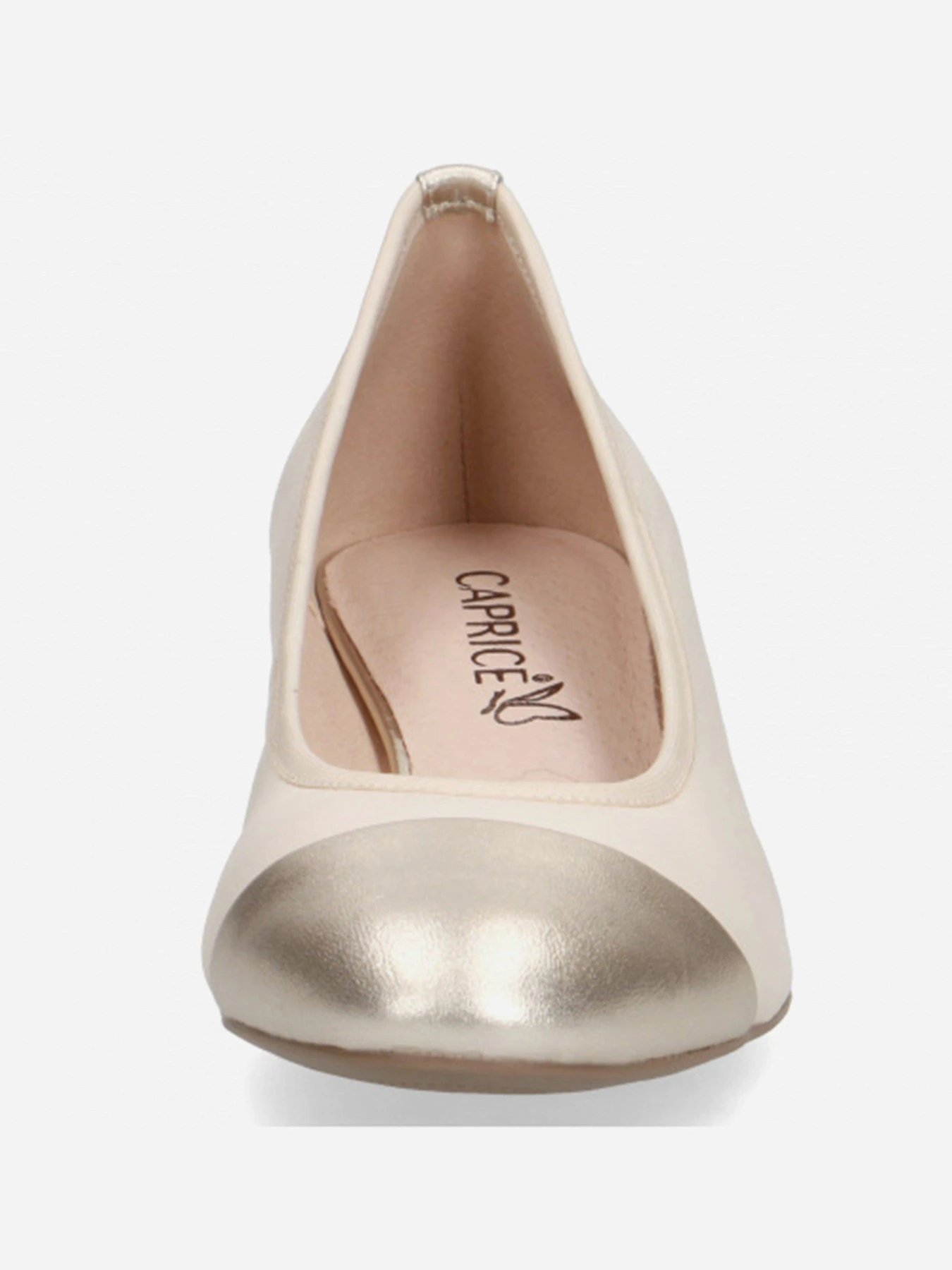 Туфли и лоферы Caprice модель 9-9-22300-26 491 CREAM/LT GOLD Туфли и лоферы Caprice модель 9-9-22300-26 491 CREAM/LT GOLD Фото