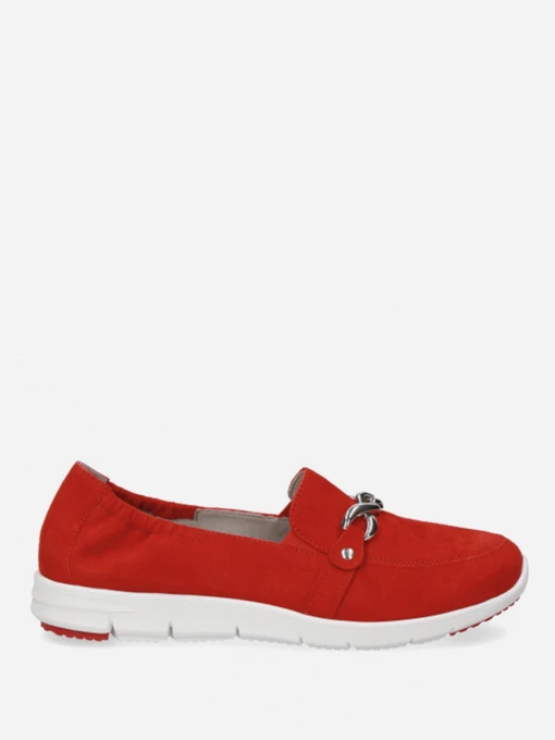 Слипоны и мокасины Caprice модель 9-9-24752-26 524 RED SUEDE Фото