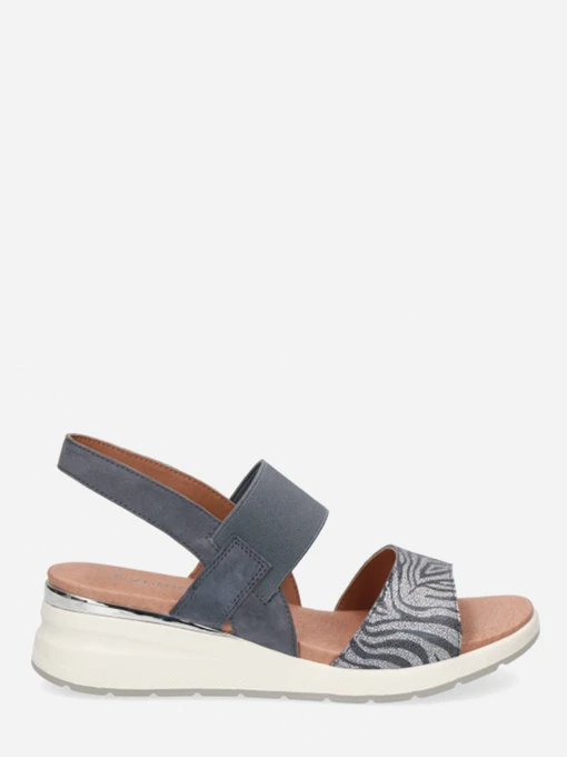Босоножки Caprice модель 9-9-28306-26 849  JEANS METALLIC Фото