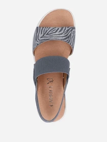 Босоножки Caprice модель 9-9-28306-26 849 JEANS METALLIC Фото