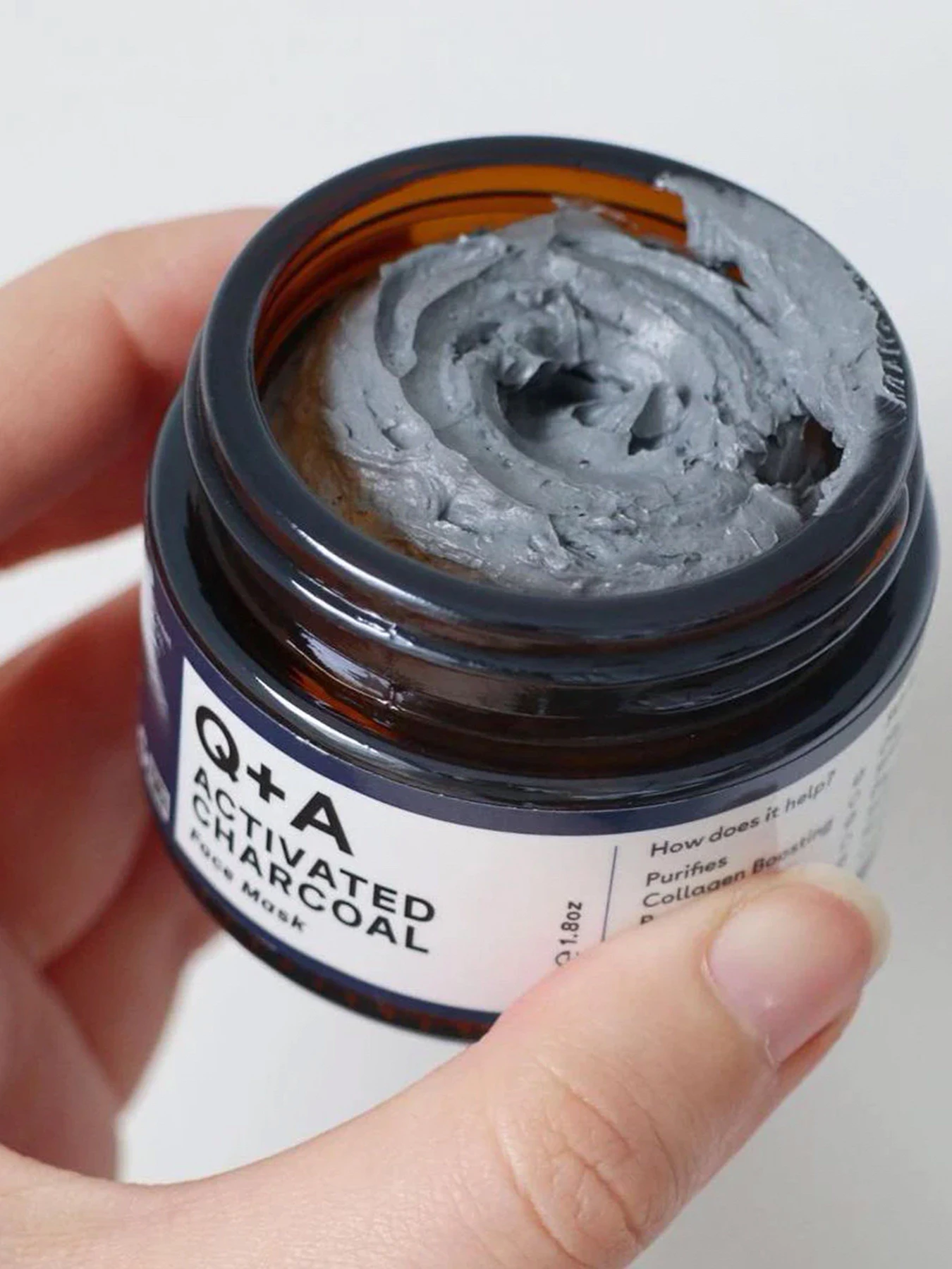 Маска для обличчя "детокс" Activated Charcoal Face Mask Q+A модель 742271477135 Маска для обличчя "детокс" Activated Charcoal Face Mask Q+A модель 742271477135 Фото