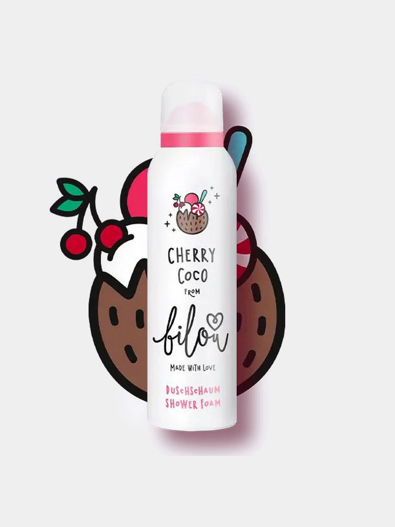 Пенка для душа Cherry Coco BILOU модель 4260437290931 Фото