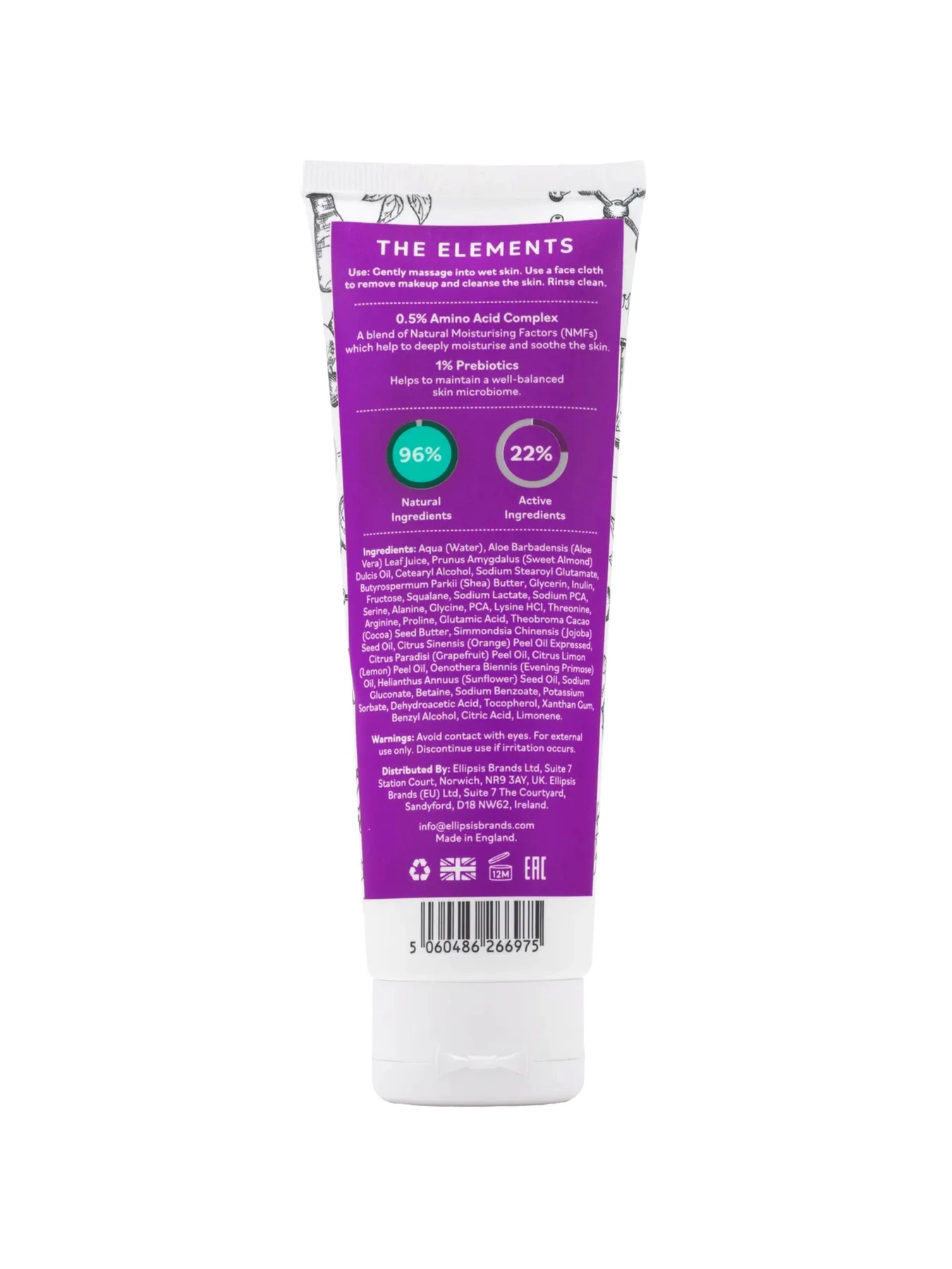 Очищуючий кремовий засіб Renewing Cream Cleanser The Elements модель 5060486266975 Очищуючий кремовий засіб Renewing Cream Cleanser The Elements модель 5060486266975 Фото
