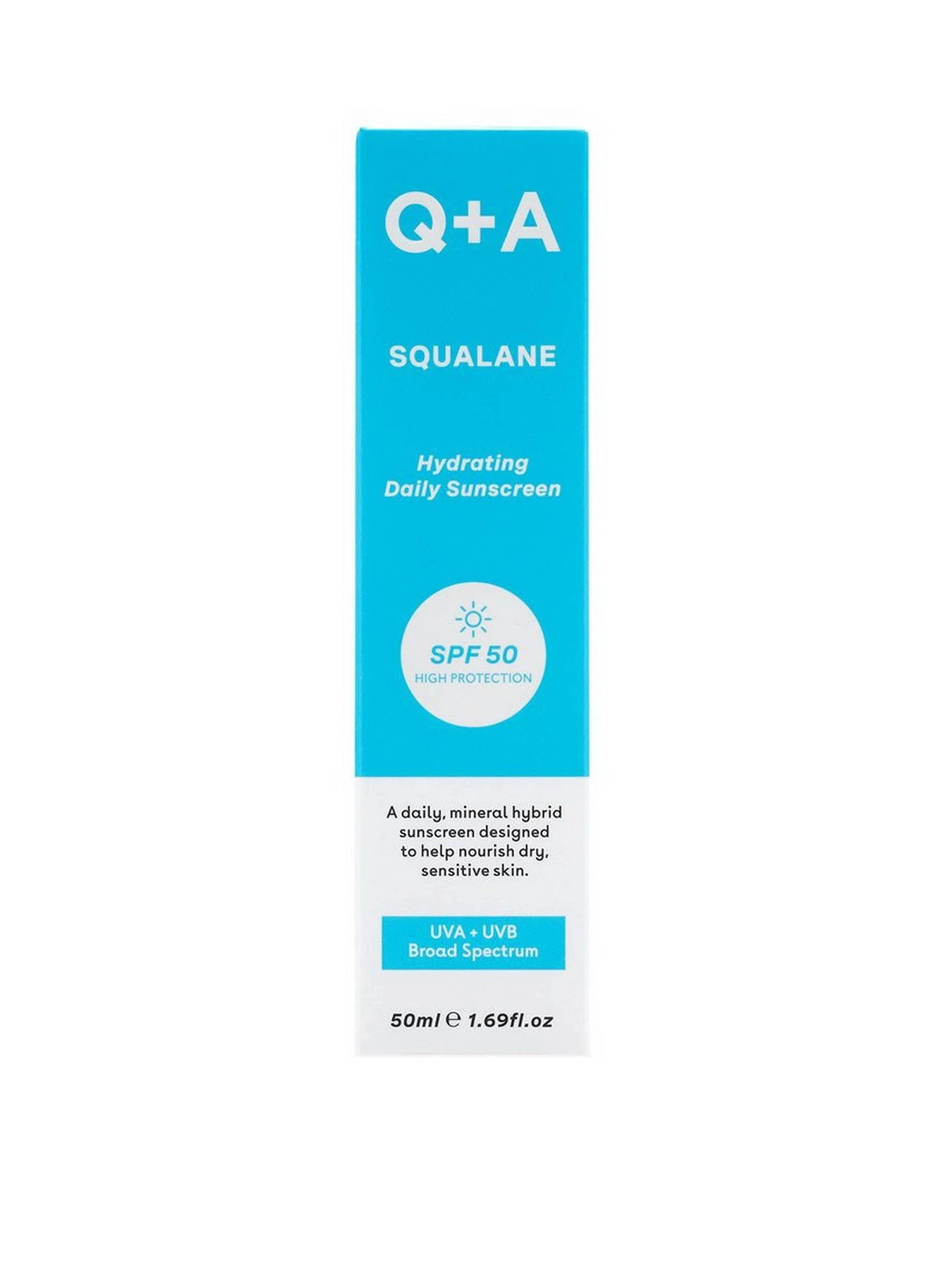 Сонцезахисний крем для обличчя Squalane Hydrating Q+A модель 5060486267859 Сонцезахисний крем для обличчя Squalane Hydrating Q+A модель 5060486267859 Фото