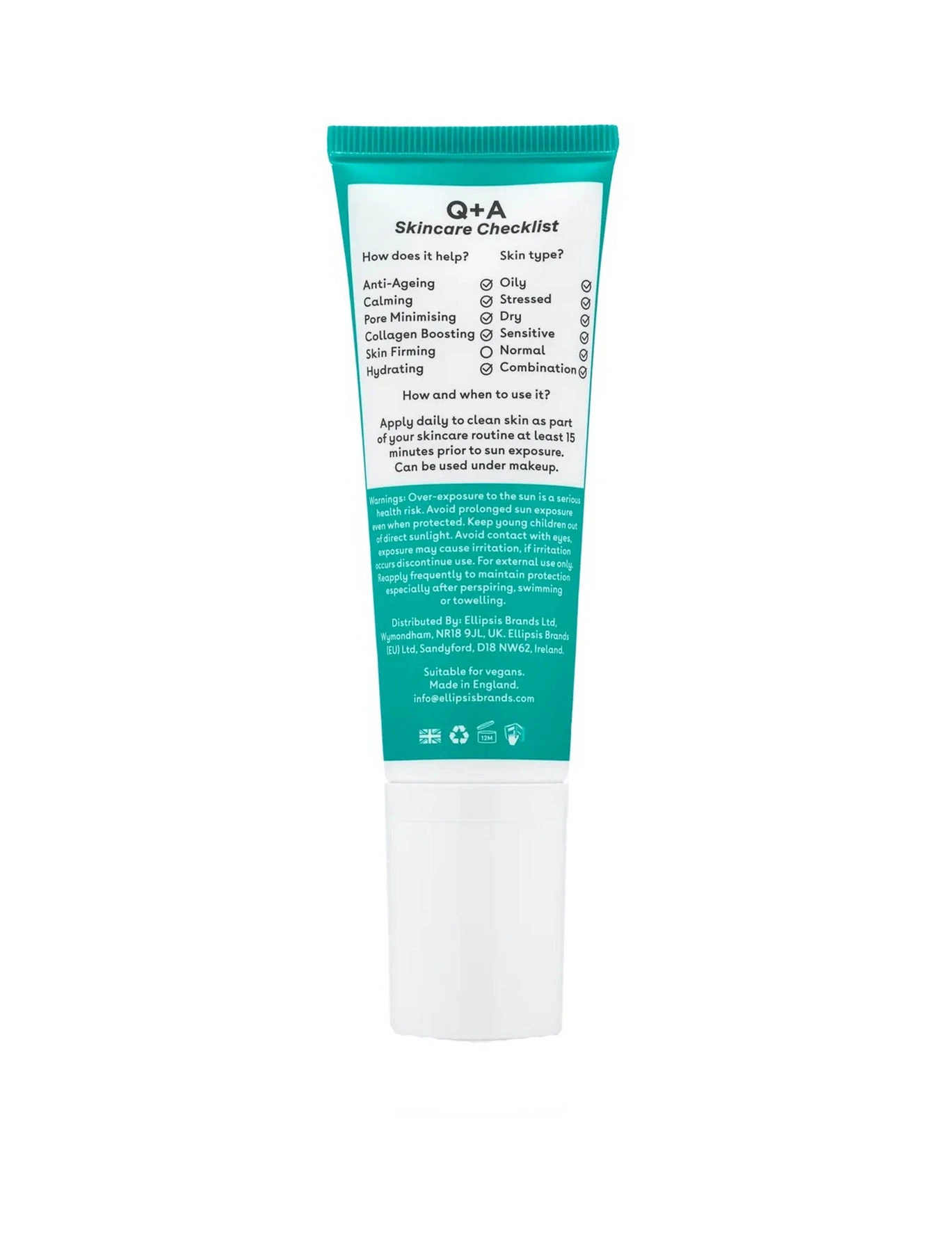 Солнцезащитный крем для лица Niacinamide Balancing Q+A модель 5060486267866 Солнцезащитный крем для лица Niacinamide Balancing Q+A модель 5060486267866 Фото