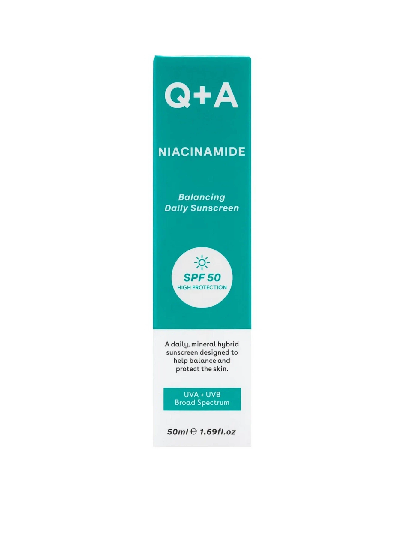 Солнцезащитный крем для лица Niacinamide Balancing Q+A модель 5060486267866 Солнцезащитный крем для лица Niacinamide Balancing Q+A модель 5060486267866 Фото