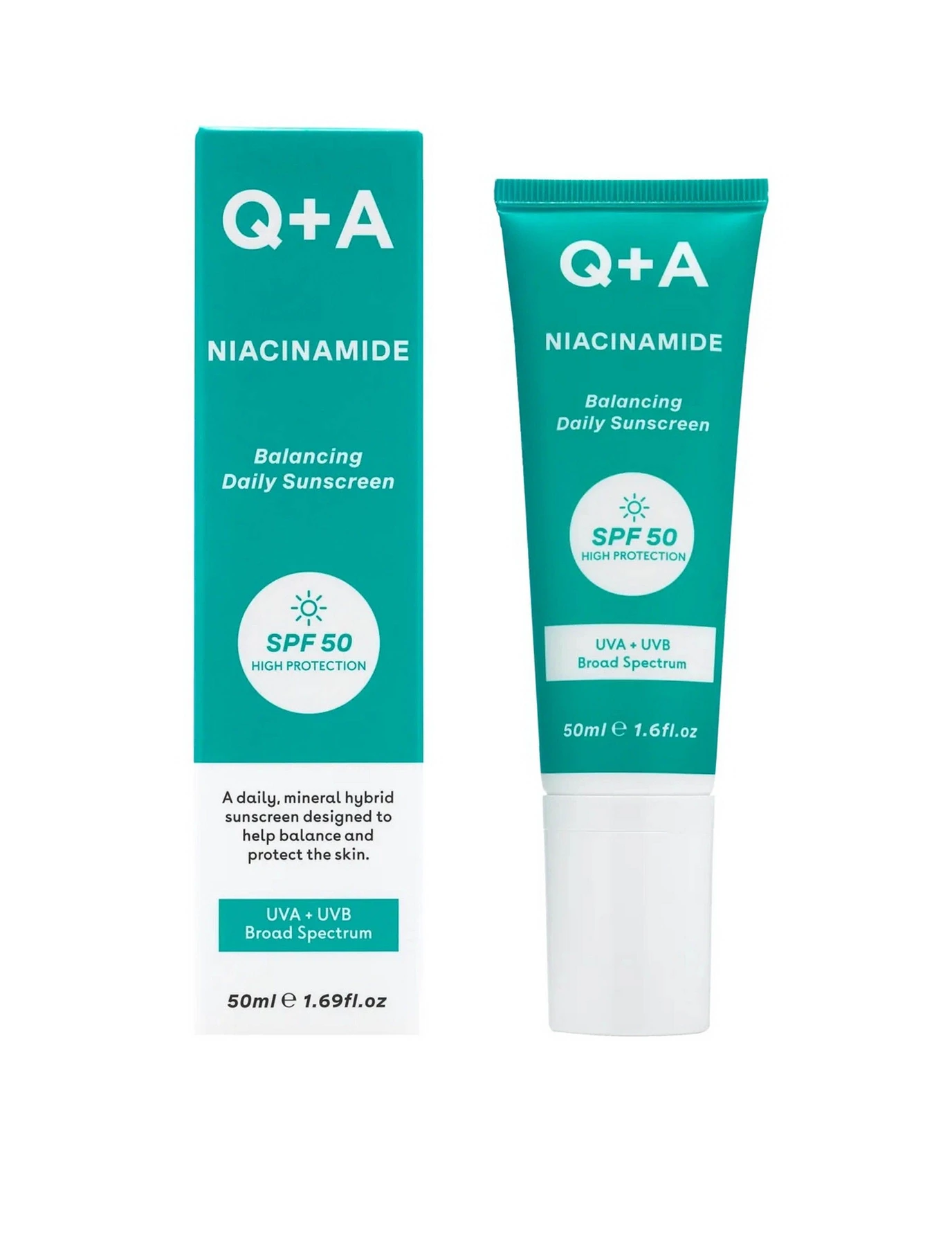 Солнцезащитный крем для лица Niacinamide Balancing Q+A модель 5060486267866 Солнцезащитный крем для лица Niacinamide Balancing Q+A модель 5060486267866 Фото