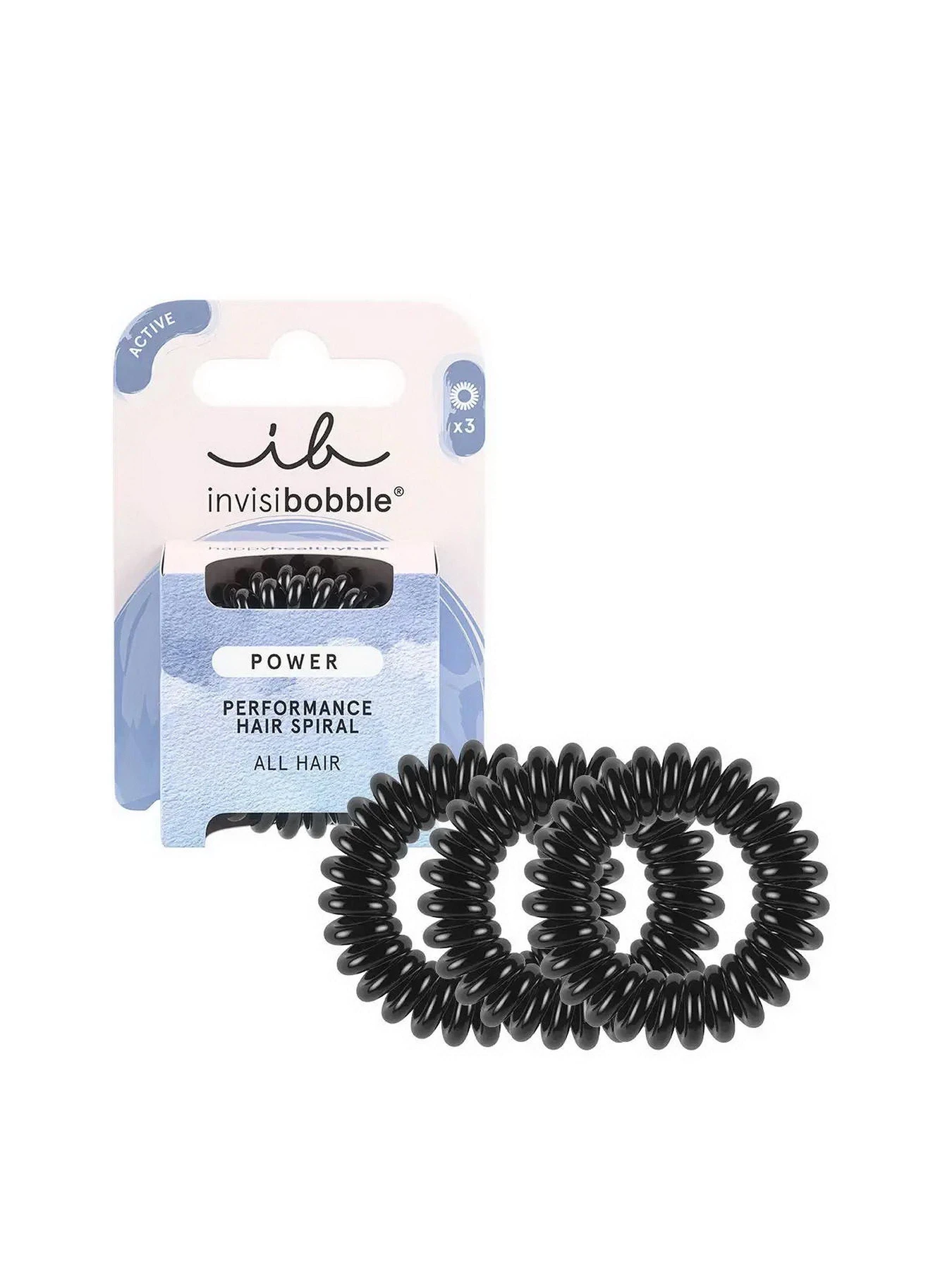 Резинка-браслет для волос True Black Invisibobble модель 4063528059802 Фото