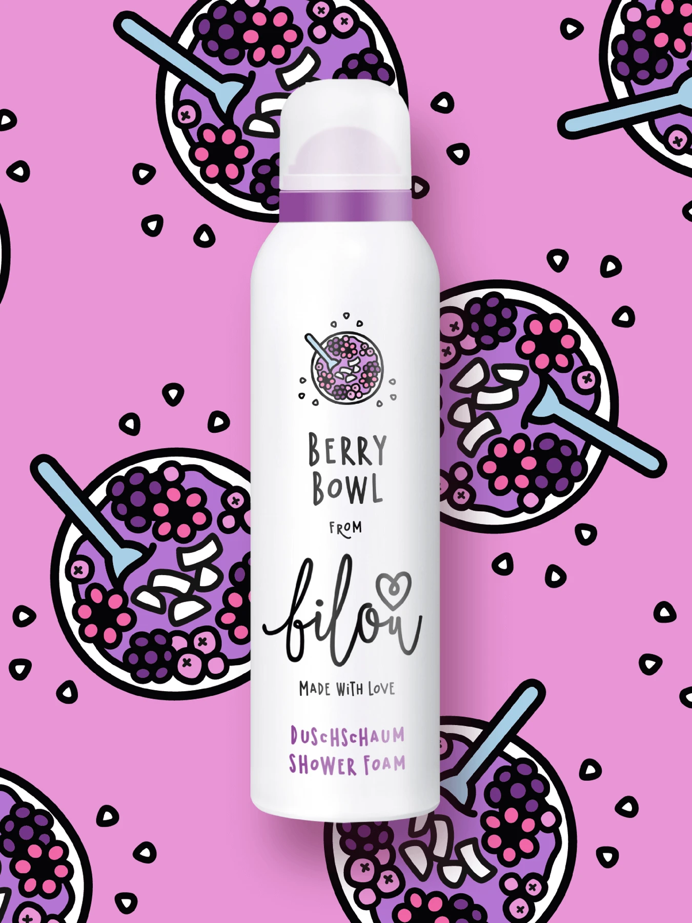 Пенка для душа Berry Bowl BILOU модель 4260437290870 Пенка для душа Berry Bowl BILOU модель 4260437290870 Фото