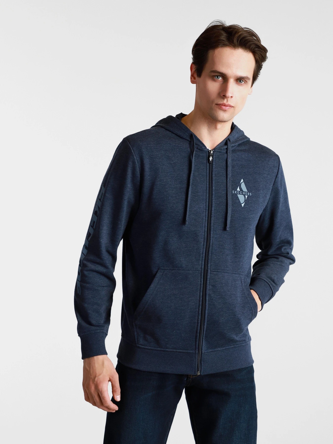 Худі та світшоти Skechers Apparel Expedition модель M1JA107 NVY Худі та світшоти Skechers Apparel Expedition модель M1JA107 NVY Фото