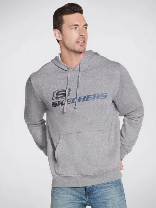 Худи и свитшоты Skechers GOlounge Triple Linework Hoodie модель MHD53 GRY Фото