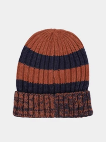 Шапки та кепки Skechers Marled Stripe Beanie Hat модель SMK1011BRN Фото