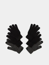 Перчатки и варежки Skechers 3 Pack Magic Gloves модель SMK3120BLK Фото