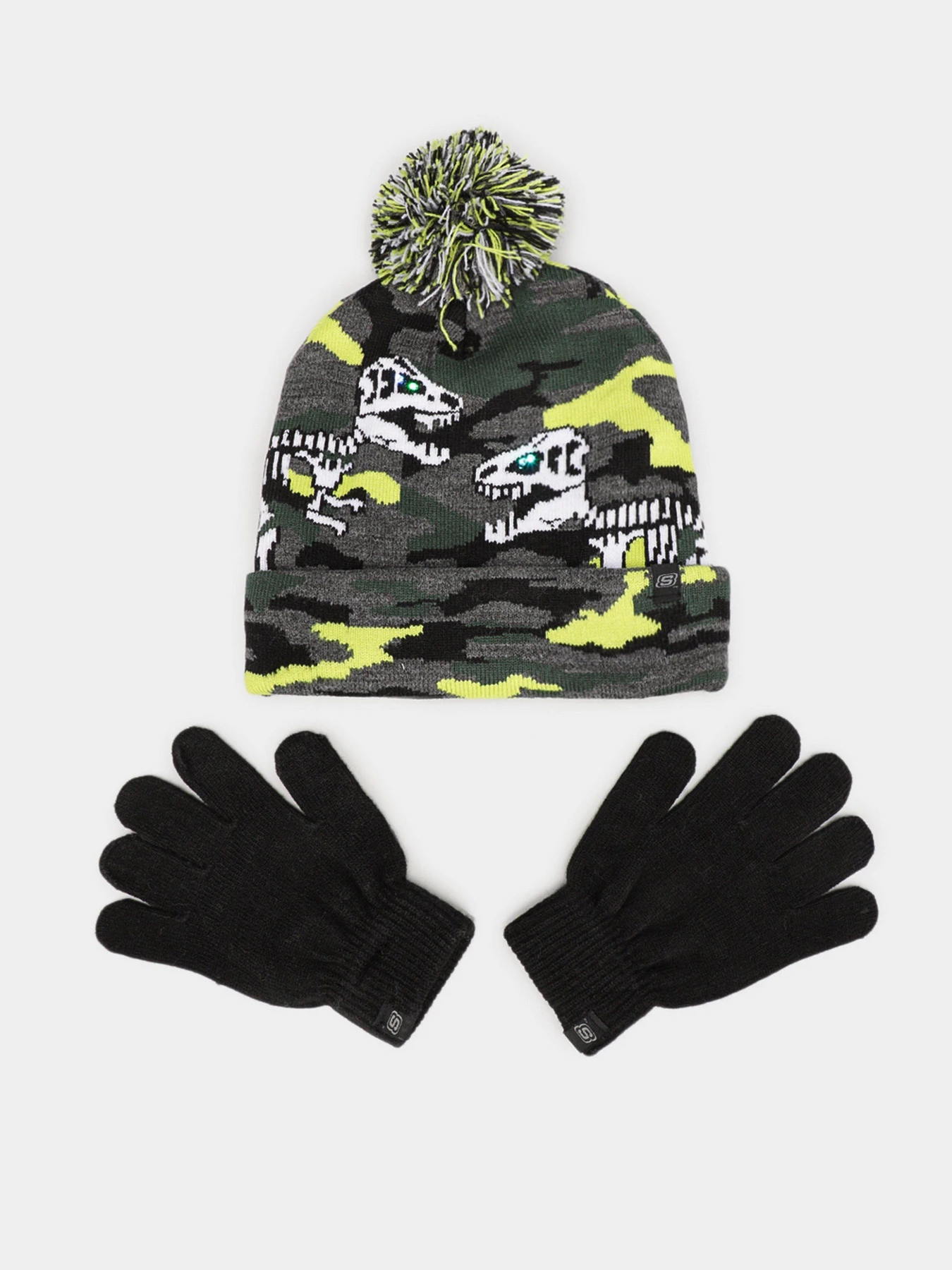 Шапки и кепки Skechers Dino Lightup Hat and Gloves Set модель SBK6047MUL Шапки и кепки Skechers Dino Lightup Hat and Gloves Set модель SBK6047MUL Фото