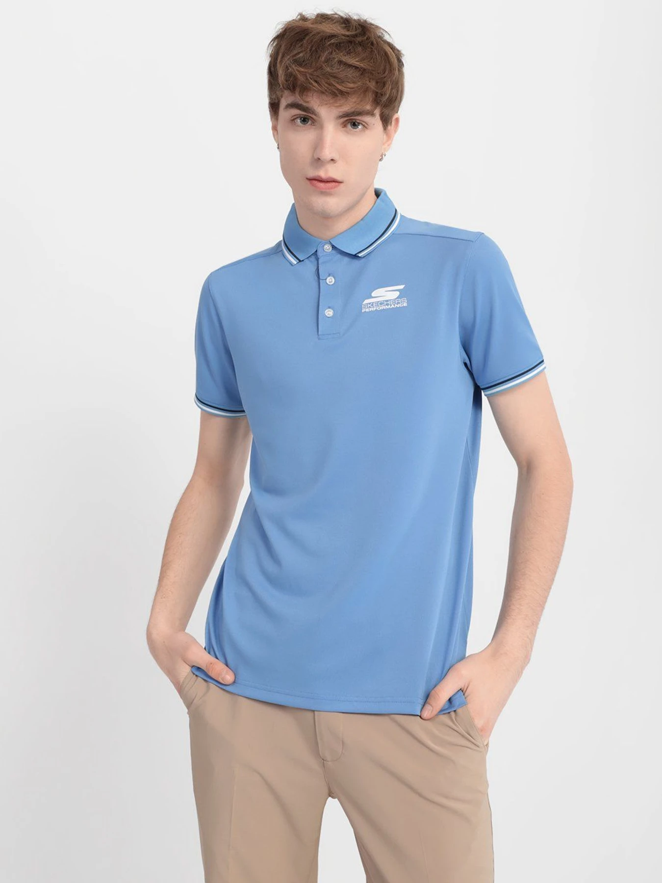 Футболки и поло Skechers Balance Golf Wicking модель M01TO38 BLLB Футболки и поло Skechers Balance Golf Wicking модель M01TO38 BLLB Фото