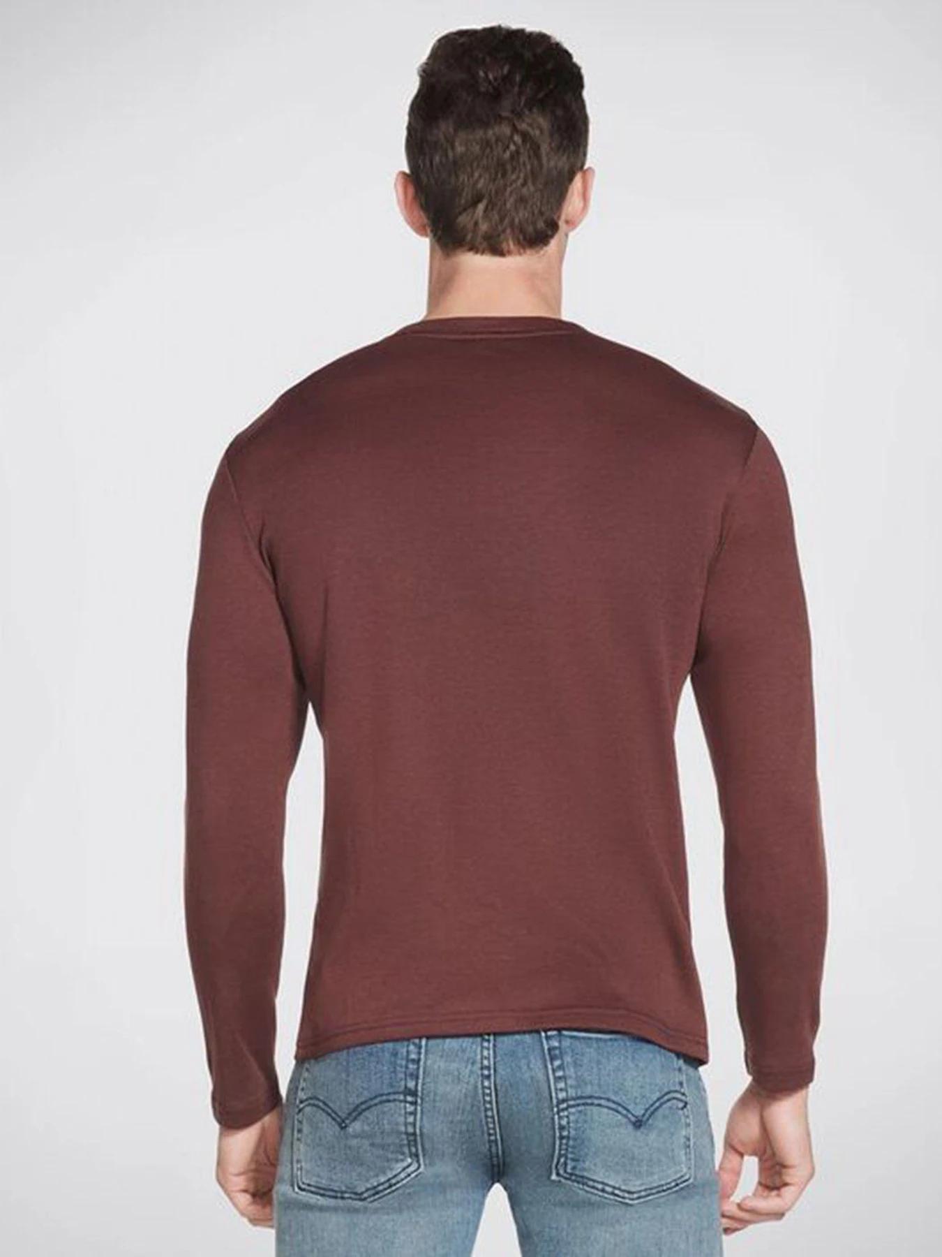Худи и свитшоты Skechers Apparel GOknit Pique Henley модель M3LT159 DKBR Фото