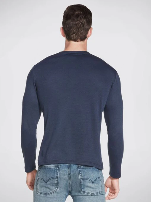 Чоловічий Лонгслів Skechers Apparel GOknit Pique Henley фото 2