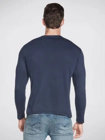 Худи и свитшоты Skechers Apparel GOknit Pique Henley модель M3LT159 NVY Фото