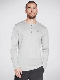 Худи и свитшоты Skechers Apparel GOknit Pique Henley модель M3LT159 LTGY Фото