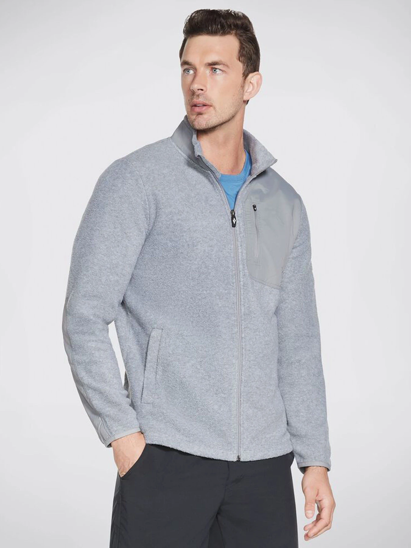 Худи и свитшоты Skechers Apparel GOtrail модель M4JA111 GRY Фото