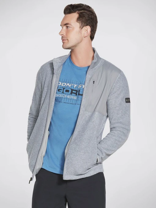 Худи и свитшоты Skechers Apparel GOtrail модель M4JA111 GRY Фото