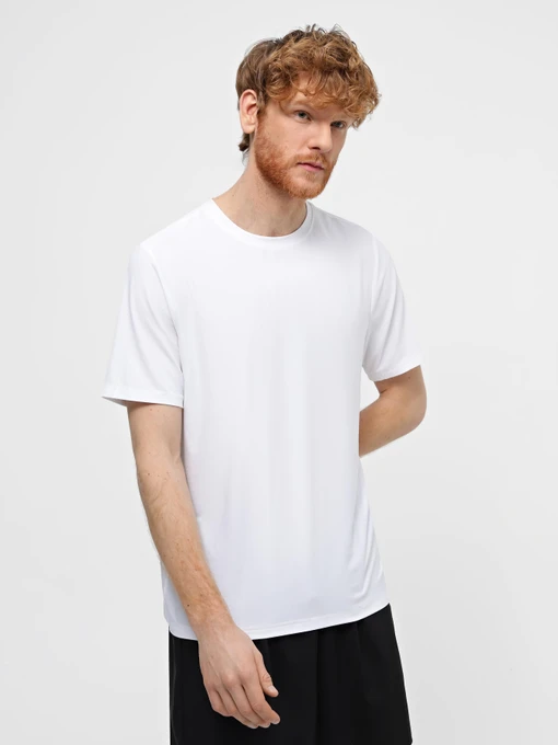 Футболки и поло Skechers Go Dri All Day Tee модель TS107 WHT Фото