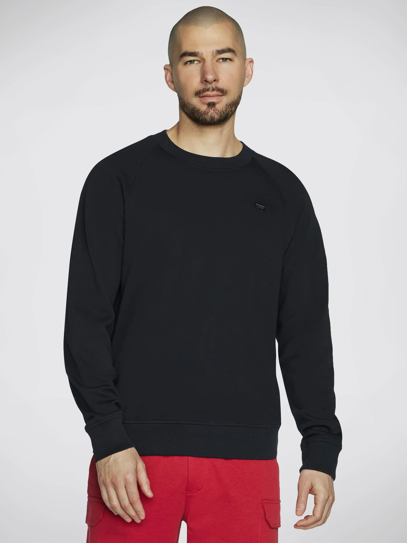 Худі та світшоти Skechers Classic Crew модель LT111 BLK Худі та світшоти Skechers Classic Crew модель LT111 BLK Фото
