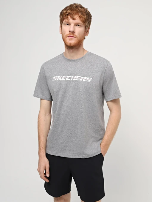 Футболки и поло Skechers Strikethrough Tee модель TS72 LTGY Фото