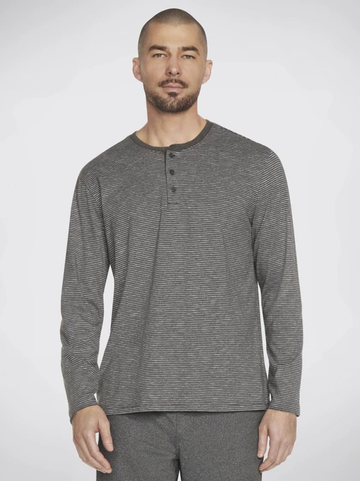 Худи и свитшоты Skechers Skech Jersey Henley модель LT122 BKCC Фото